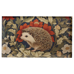 Woodland Hedgehog William Morris Inspired Place Card Holder