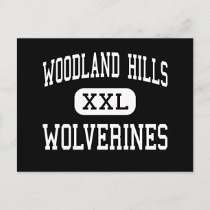 Woodland Hills - Wolverines - High - Pittsburgh Postcard