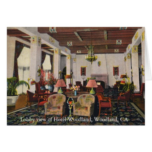 Woodland Hotel - card (Front Horizontal)