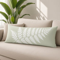 Woodland Inspired Light Sage Green White Fern