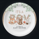 Woodland Its a Boy Baby Shower Paper Plates<br><div class="desc">Woodland Theme It's a Boy Baby Shower Paper Plate. Other matching items in our store.</div>