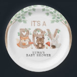 Woodland Its a Boy Baby Shower Paper Plates<br><div class="desc">Woodland Theme It's a Boy Baby Shower Paper Plate. Other matching items in our store.</div>