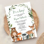 Woodland It's a boy forest friends baby shower Invitation