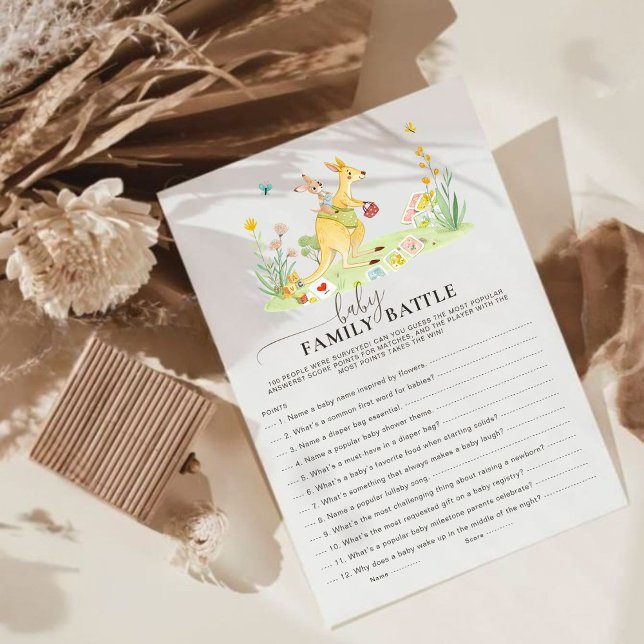 Woodland Kangaroo Baby Family Battle Game (Creator Uploaded)