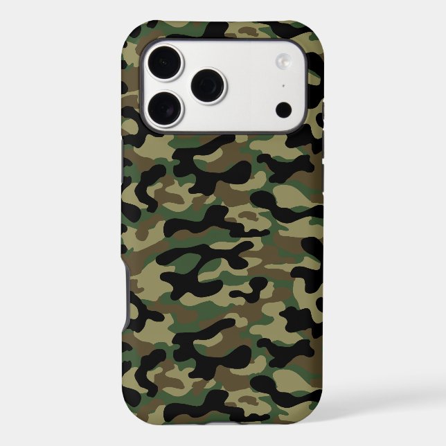 Woodland Khaki Camouflage  Case-Mate iPhone Case (Back)
