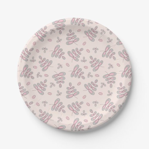 Woodland Leaves Paper Plate