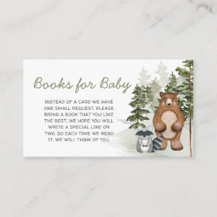 Woodland Let the Adventure Begin Books for Baby Enclosure Card