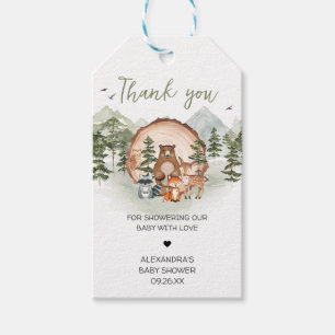 Woodland Let the Adventure Begin Favor Tags