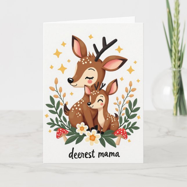 Woodland Love Greeting Card (Front)