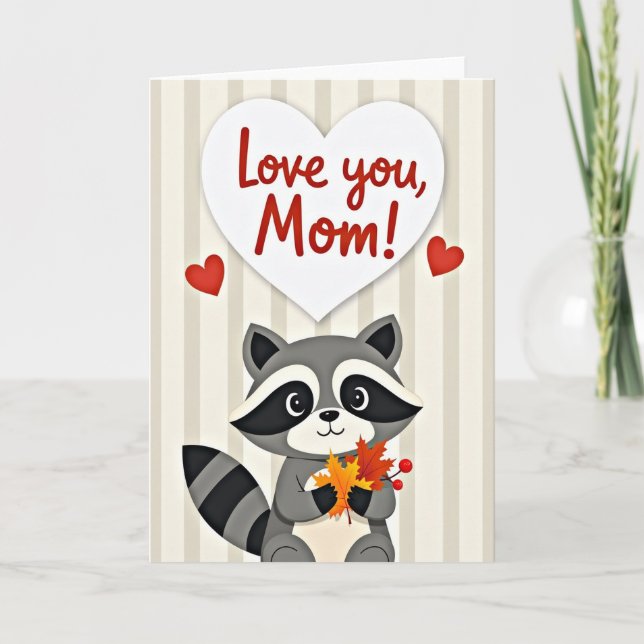 Woodland Love Mom Card (Front)
