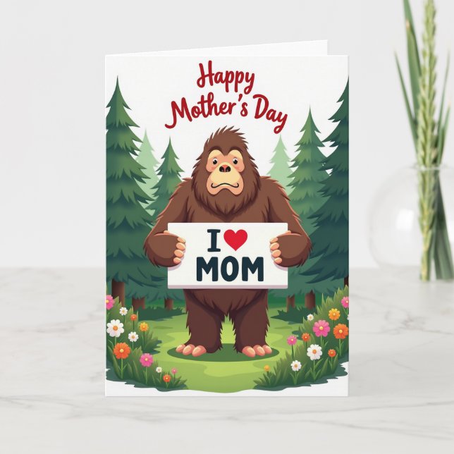 Woodland Love Mothers Day Card (Front)