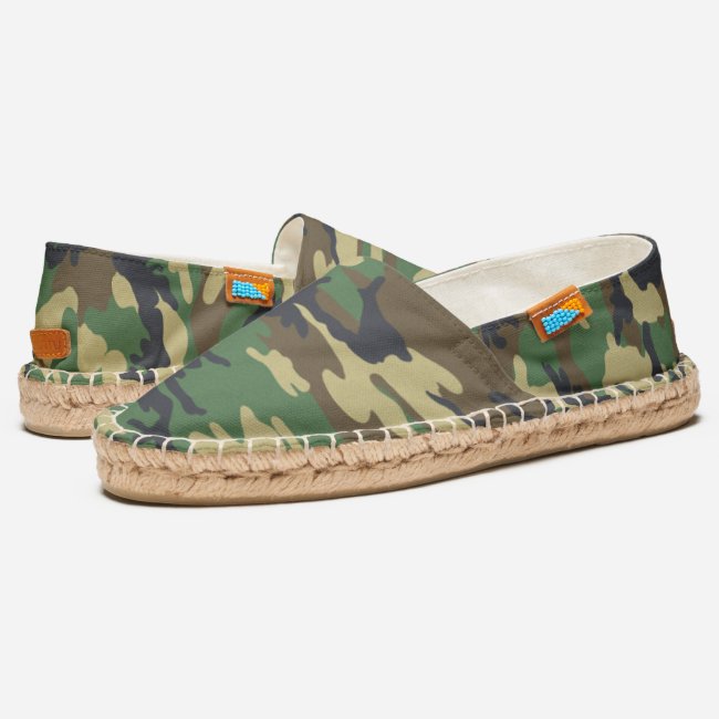Woodland Militairy Camo Print