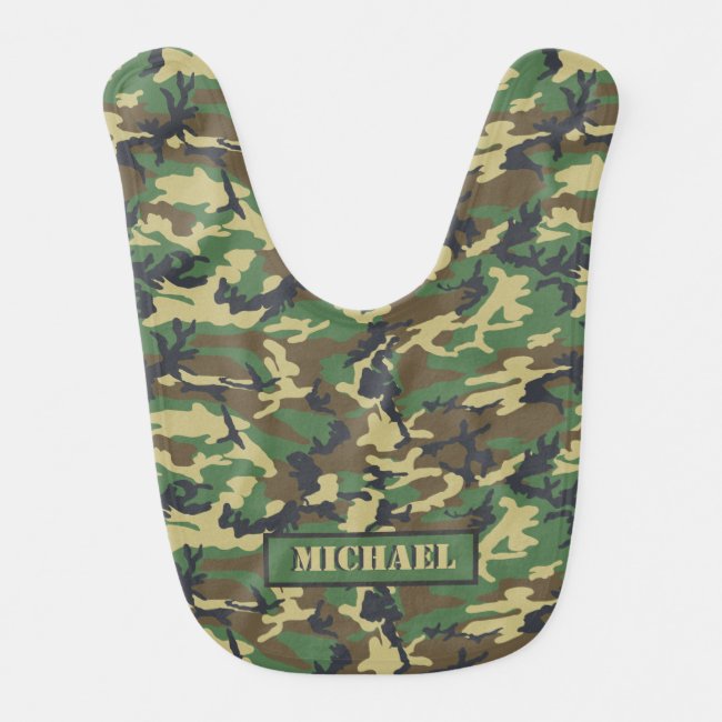 Woodland Militairy Camo Print - Personalized