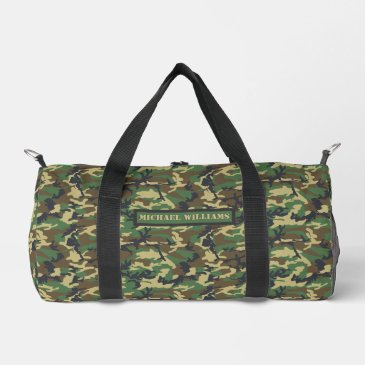 Woodland Militairy Camouflage Print - Personalized