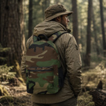 Woodland Military Camouflage Pattern