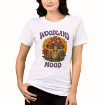 Woodland Mood Vintage Mushroom T-Shirt | Cottageco