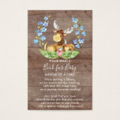 Woodland Moose Book for Baby Card (Front)