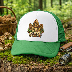Woodland Morel Mushrooms Trucker Hat