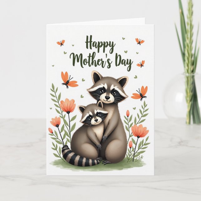 Woodland Mothers Day Art Card (Front)