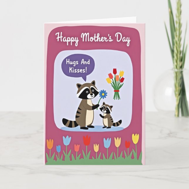 Woodland Mothers Day Bloom Card (Front)