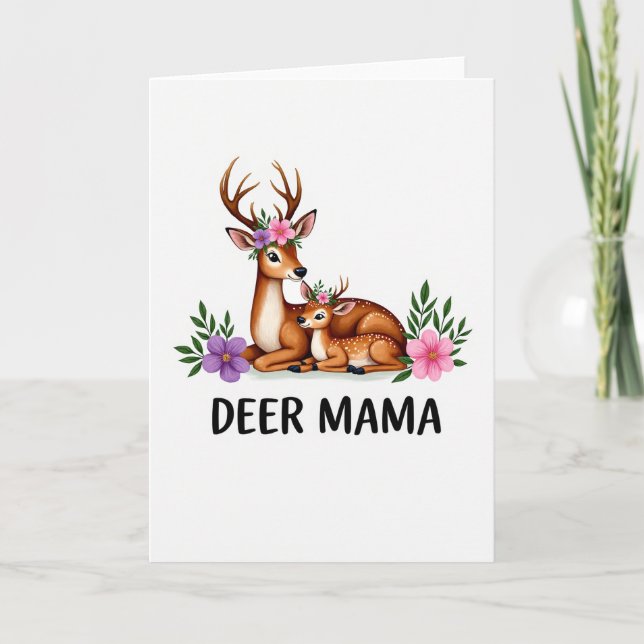 Woodland Mothers Day Card (Front)