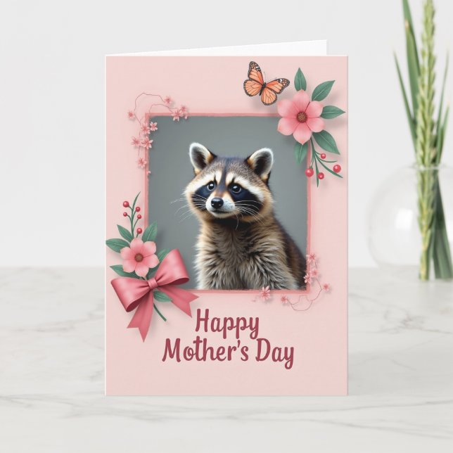 Woodland Mothers Day Illustration Card (Front)