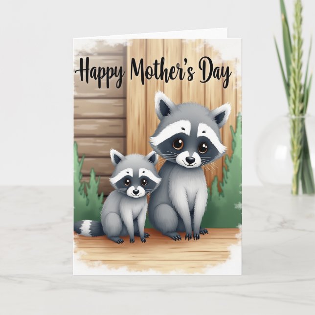 Woodland Mothers Day Love Card (Front)