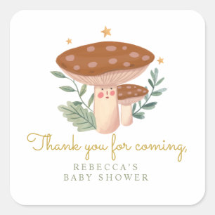 Woodland mushroom Birthday Gift Tags