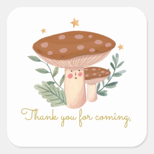 Woodland mushroom Birthday  Gift Tags