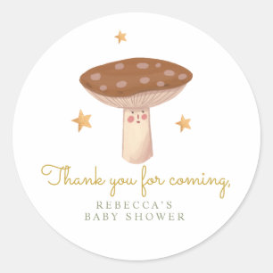 Woodland mushroom Birthday Gift Tags