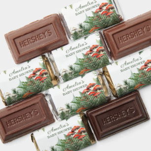 Woodland Mushroom & Fern Baby Shower Hershey's Miniatures