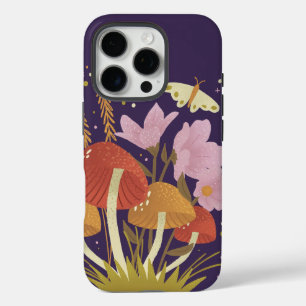 Woodland Mushroom iPhone 16 Pro Case