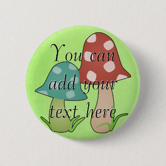 Woodland Mushrooms Button
