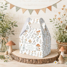 Woodland Mushrooms, Wildflowers, Leafy Botanical |