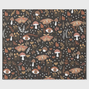 Woodland Mushrooms Wrapping Paper
