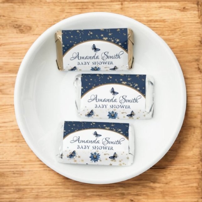  Woodland Night Sky Butterfly Baby Shower Hershey's Miniatures (Creator Uploaded)