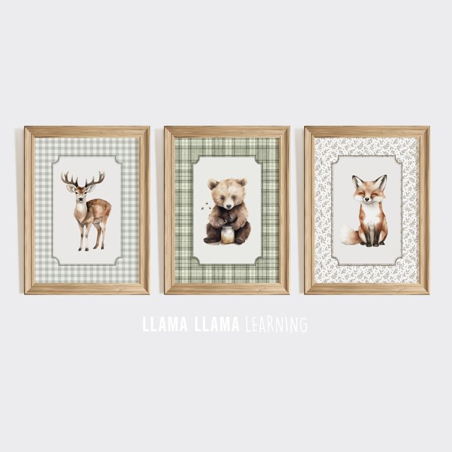 Woodland Nursery Wall Art Print Set (Creator Uploaded)