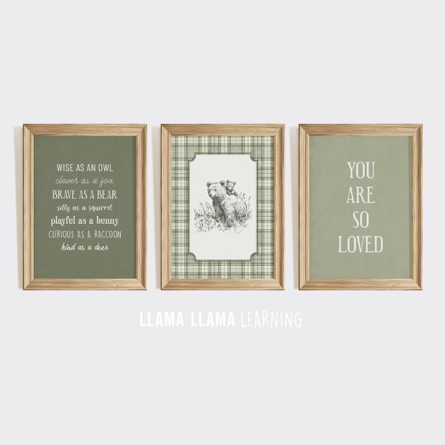 Woodland Nursery Wall Art Print Set (Creator Uploaded)