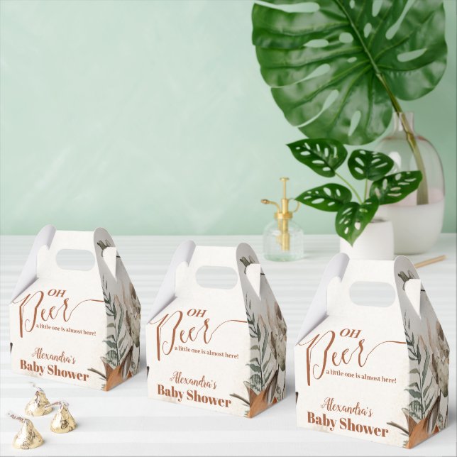 Woodland Oh Deer Theme Baby Shower Favor Boxes (Multiple)