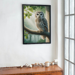Woodland Owl Canvas Print