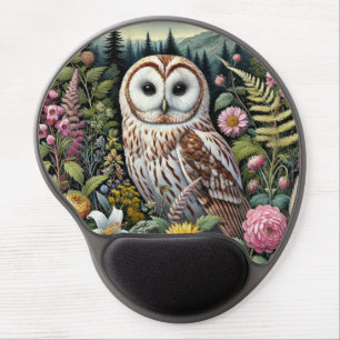 Woodland Owl Gel Mousepad   Ergonomic Nature