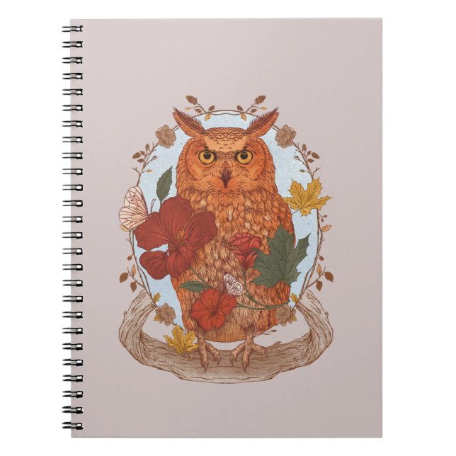 Woodland Owl Notebook (Front)