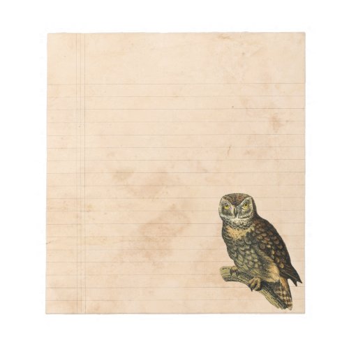 Woodland Owl Notepad