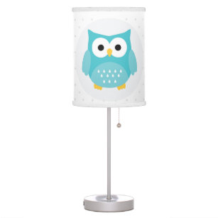 Woodland Owl Nursery Kids Room Lamp