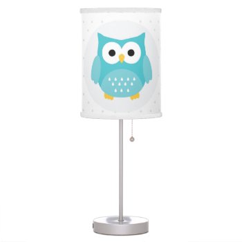 Woodland Owl Nursery Kids Room Lamp by OS_Designs at Zazzle
