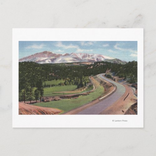 Woodland Park Colorado Postcard