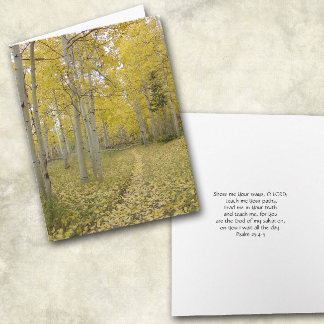 Woodland Path Christian All Occasion Greeting Card (Creator Uploaded)