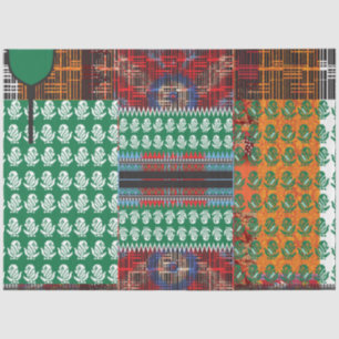 Woodland & Patterned Tissue Paper Decoupage