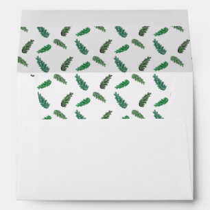 Woodland Pine Tree Branches Envelope