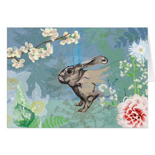 woodland rabbit cards (Front Horizontal)